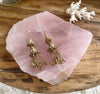 Thick Cut Natural Rose Quartz Crystal Slab Platter Tray V